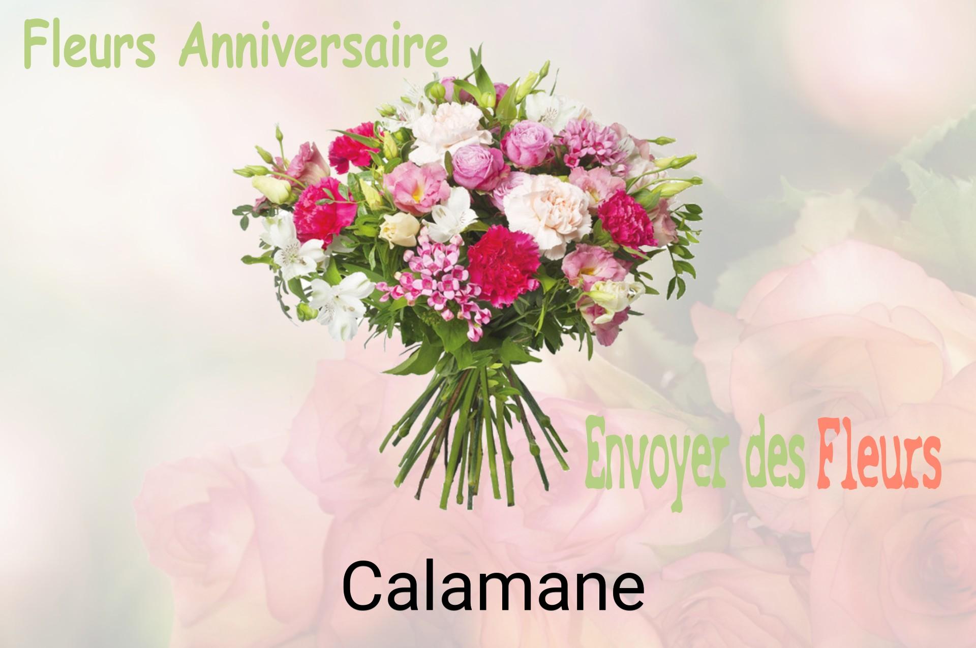Bouquet de fleurs d’anniversaire livré à Calamane